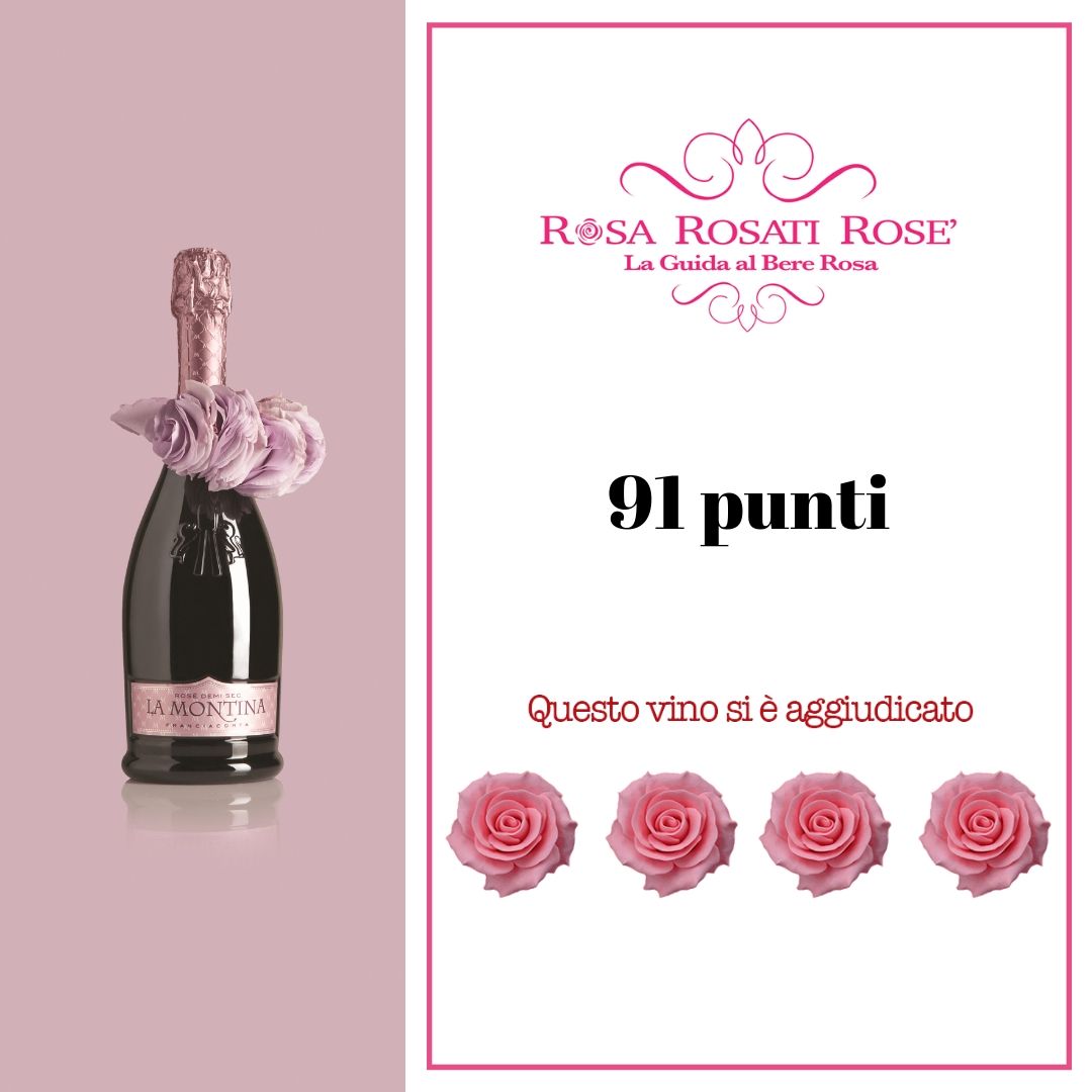 Franciacorta Rosé demi sec La Montina