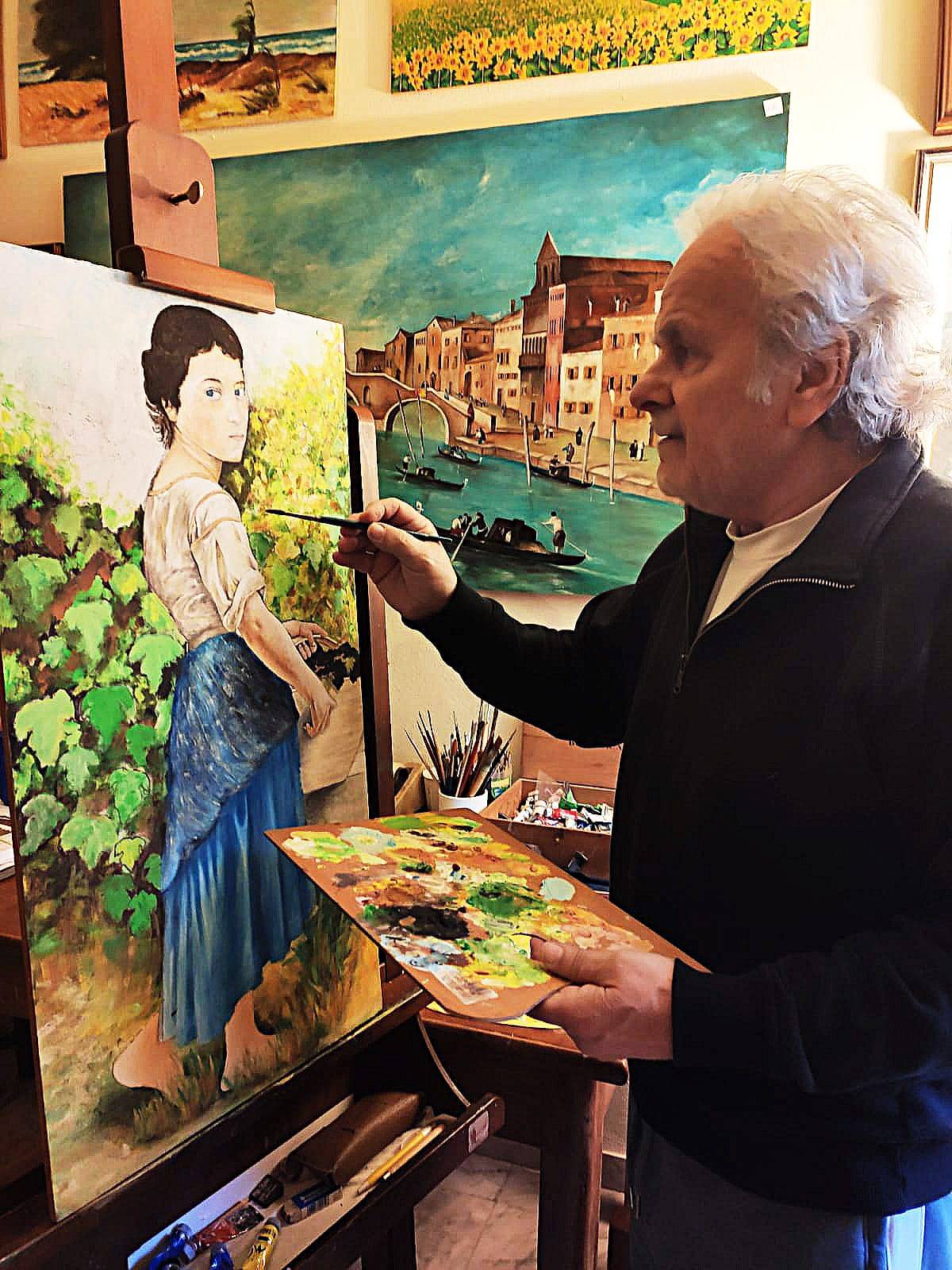 Andrea ROma pittore esposizione galleria d arte contemporanea montina franciacorta brescia