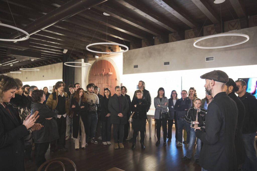 Inaugurazione mostra transparency to the deep accademia santagiulia a montina franciacorta