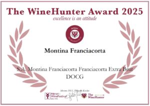 Certificato wine hunter awards - Montina Franciacorta extra brut