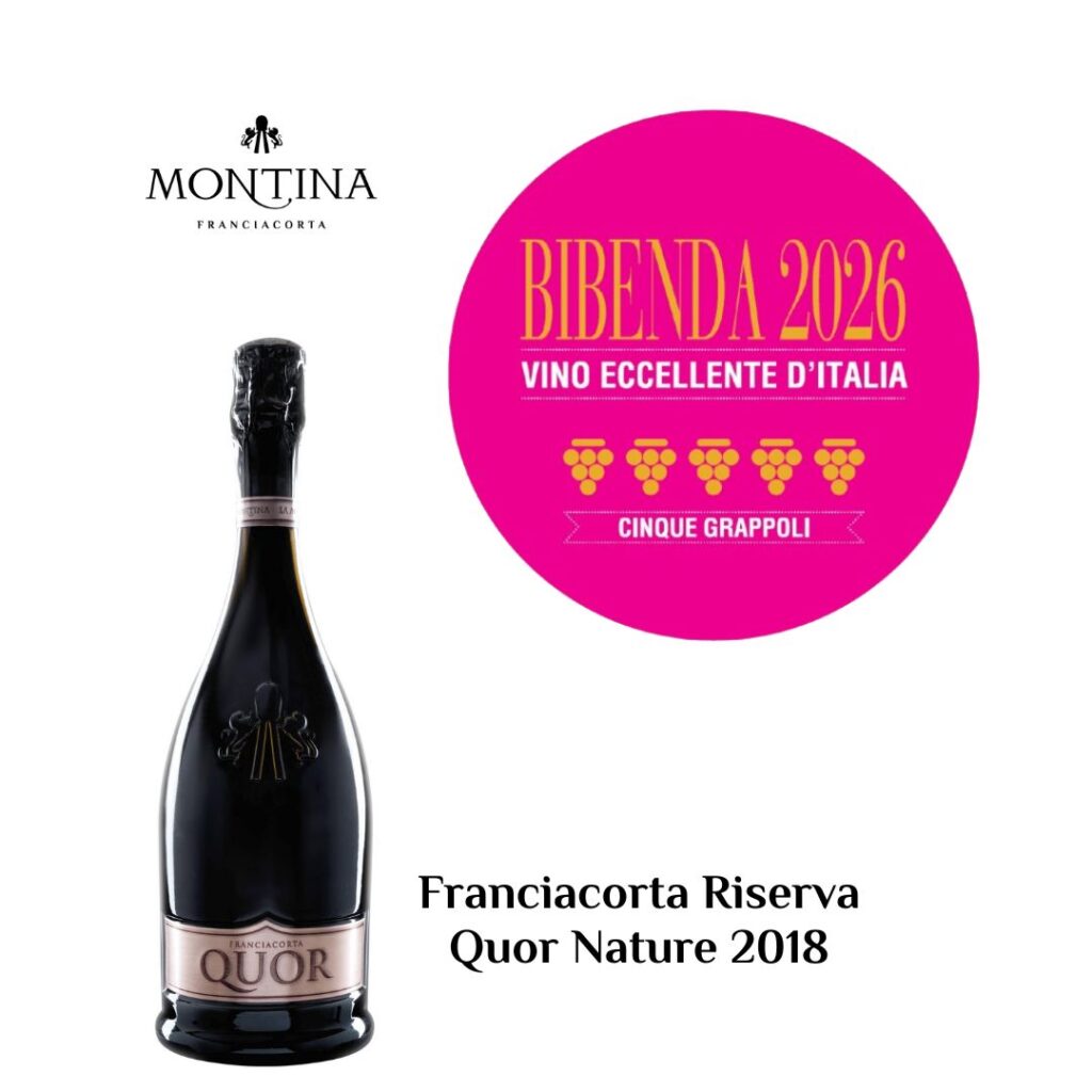 5 grappoli Bibenda 2026 - Franciacorta Riserva Quor Nature 2018