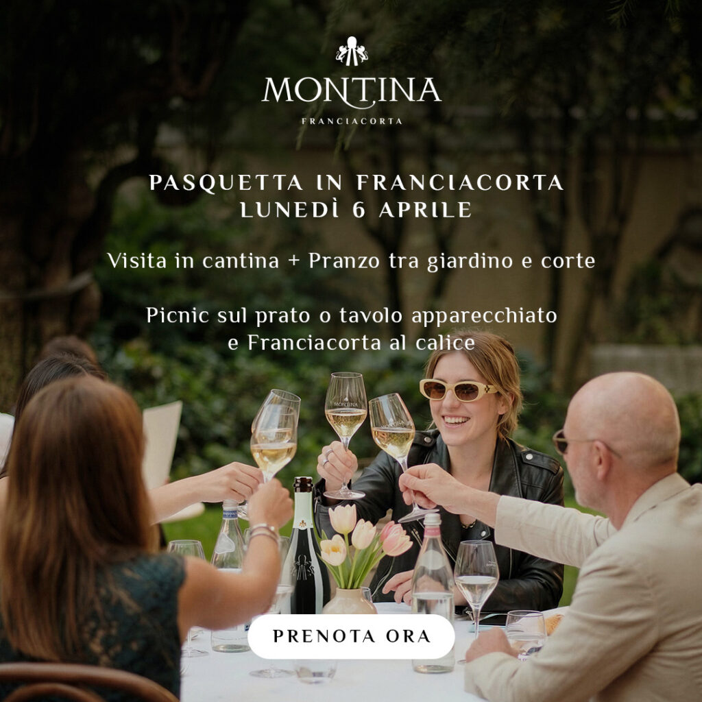 Pasquetta 2026 in franciacorta da montina visita cantina e pranzo all'aperto
