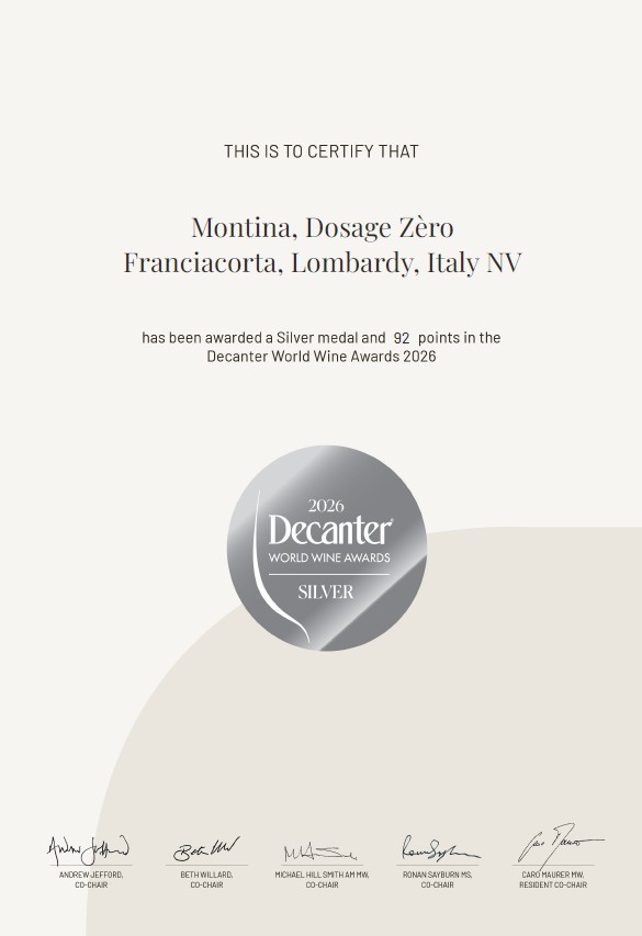 Montina Franciacorta Dosage Zero - Decanter 2026