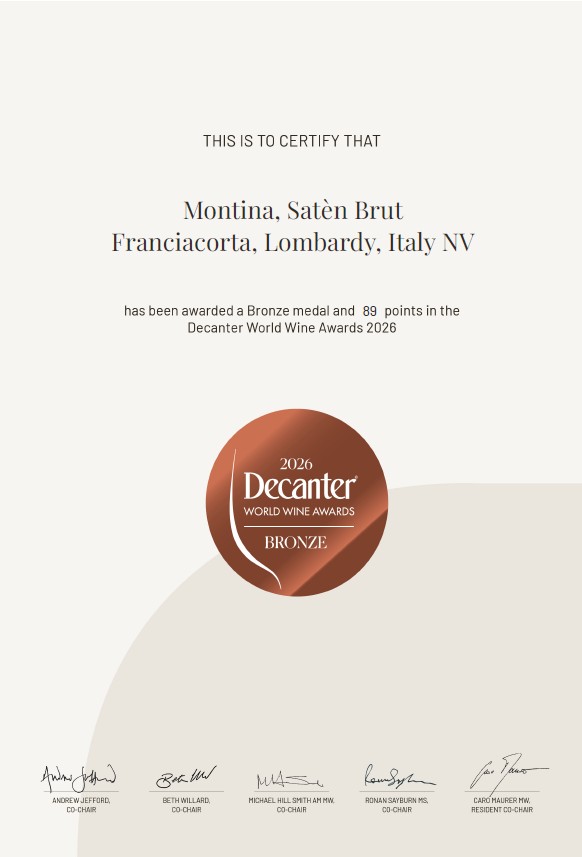 Montina Franciacorta Satèn - Decanter 2026